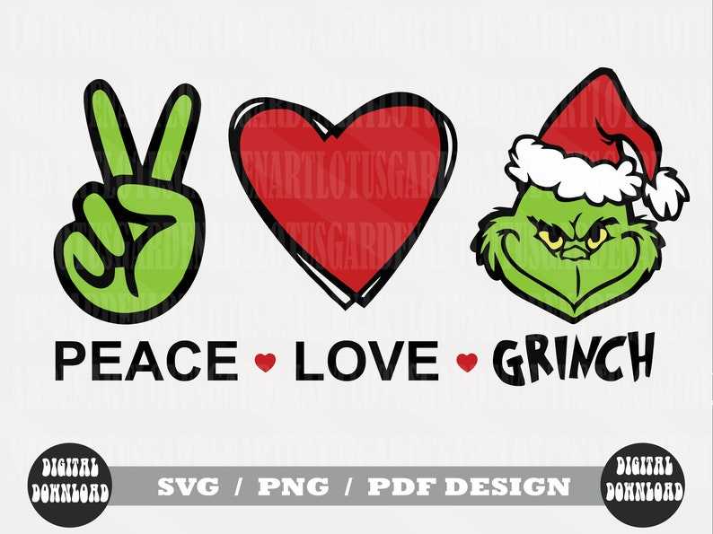 Ho Ho Ho Grinch SVG, PNG, PDF, Christmas SVG, Grinch SVG, Merry