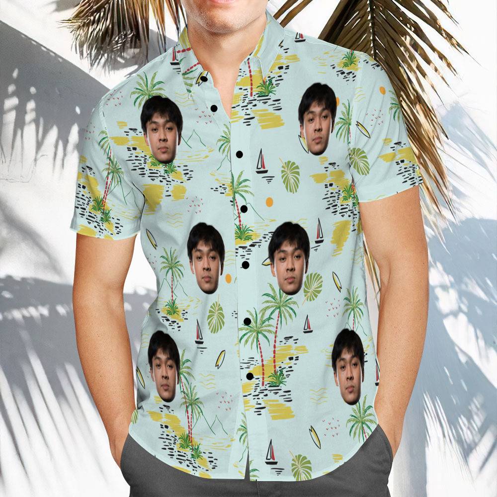 Beach cheap print shirts