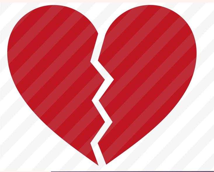 Simple Red Broken Heart Svg, Broken Heart Svg, Eps, Png, Jpg, Instant Download, Best Friends Heart#1