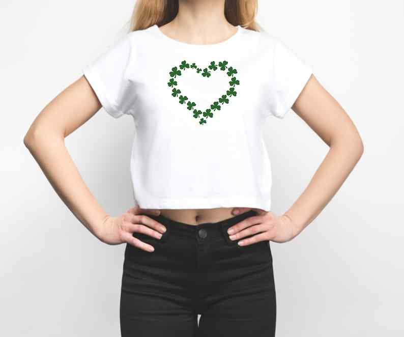 St Patricks Day Heart SVG, Hearts SVG, Clover Heart SVG Bundle#5