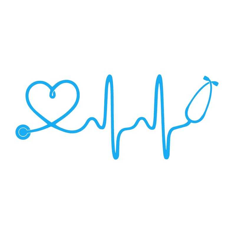 Download Heartbeat Stethoscope SVG Designs For Your Craft Projects