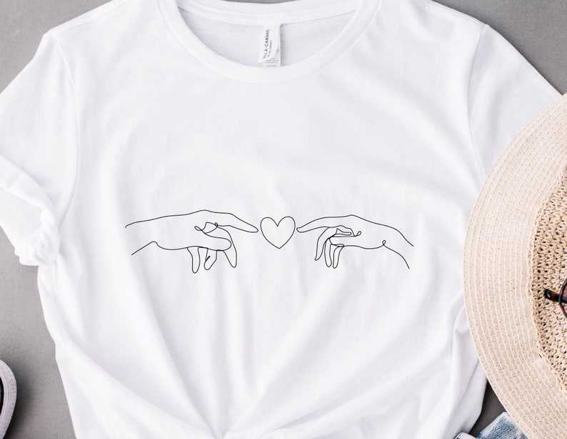 Hand One Line With Heart Svg For Cut File, Heart Outline Svg, For Valentine’s, Love Wedding, Symbol For Logo, Vector Illustration#3