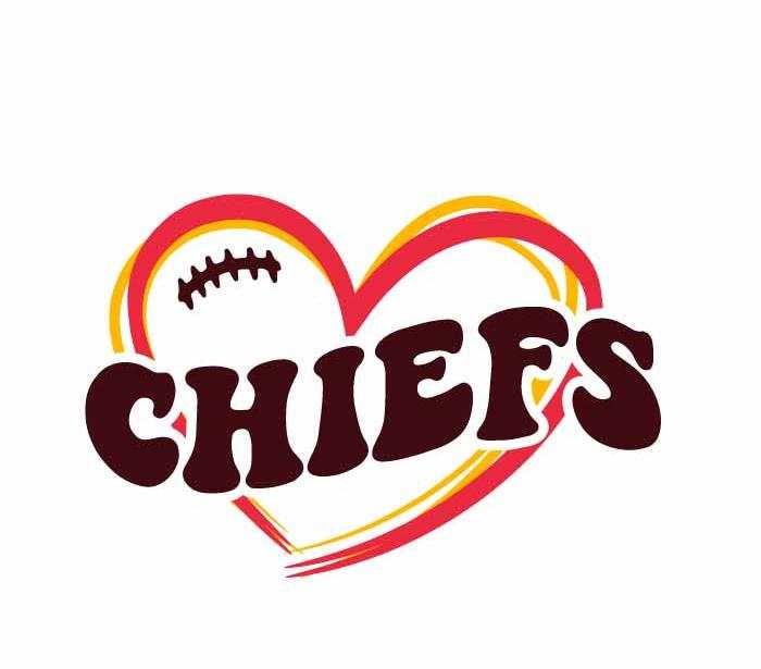 Chiefs Heart SVG & PNG Free Cut Files Creativity and Fun Digital Download  