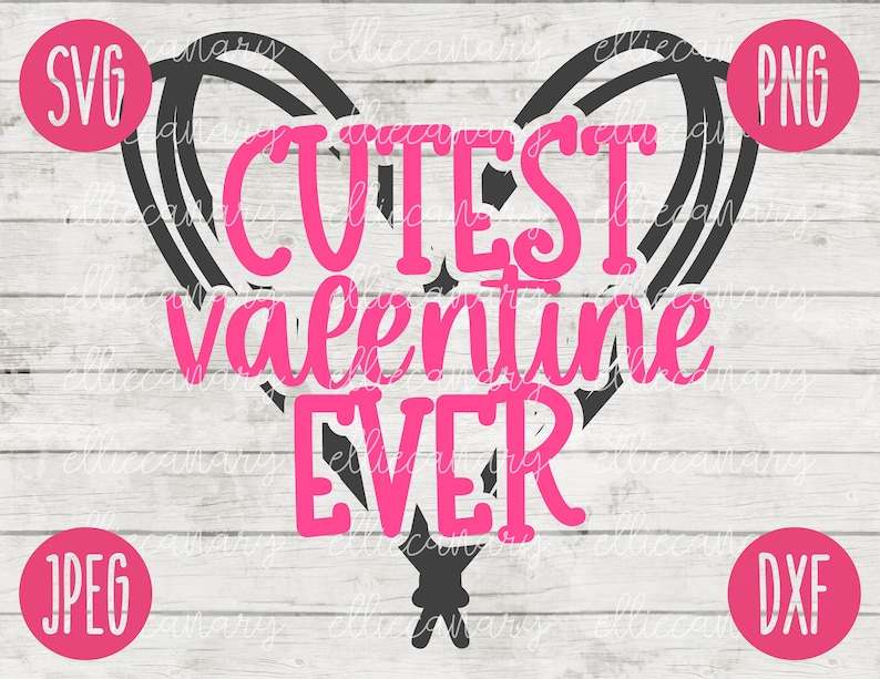 Download Valentine Svg Cutest Valentine Ever Scribble Heart Svg Designs For Your Craft Projects 