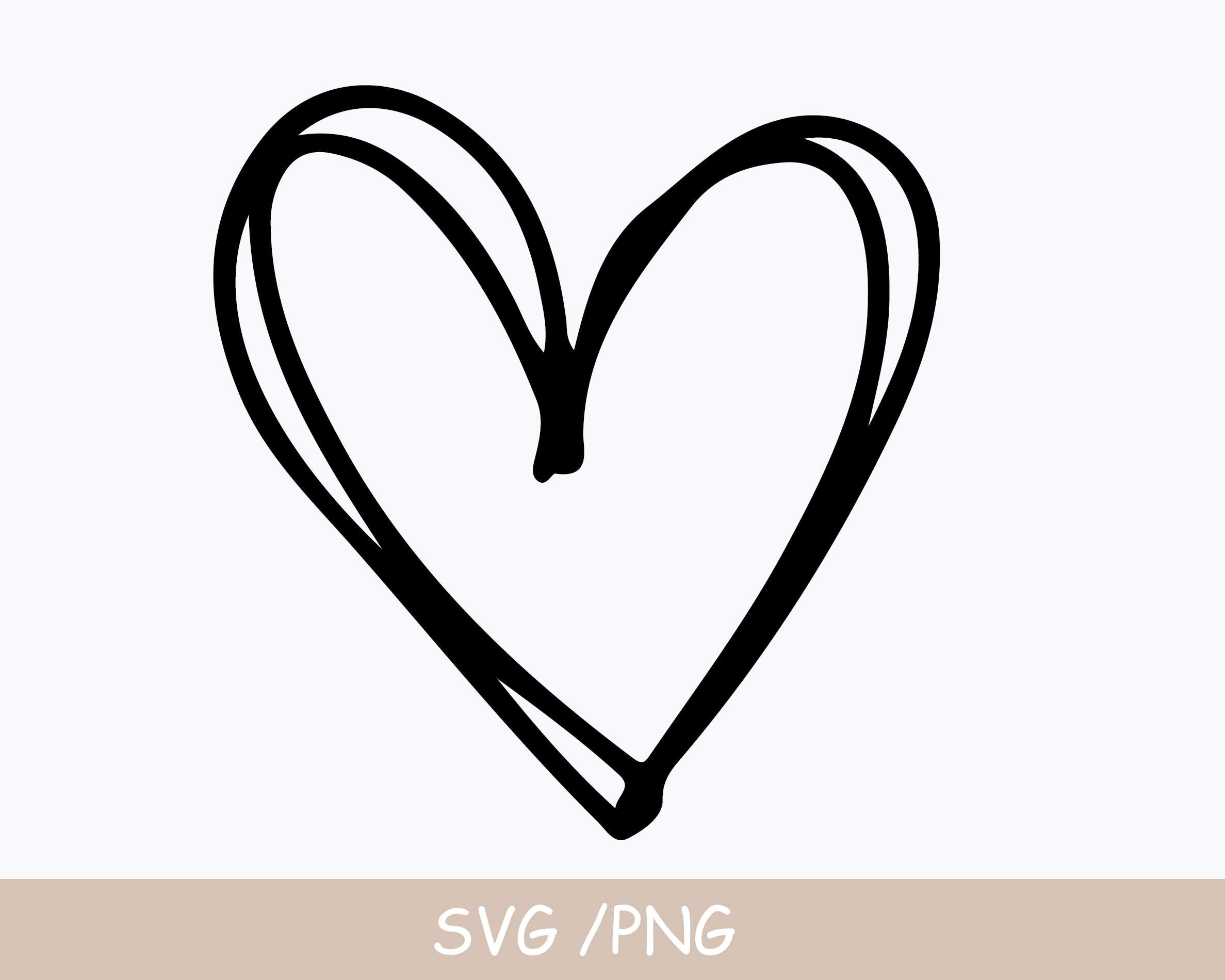 Bold Double Heart SVG PNG