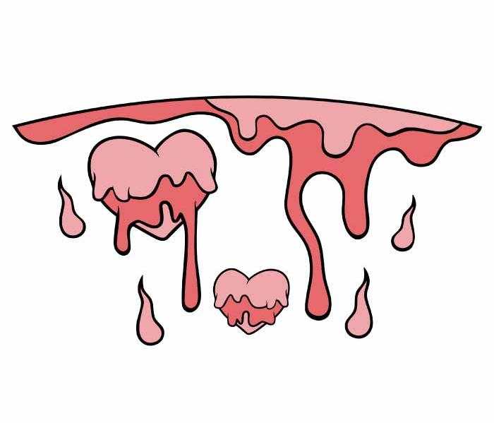 Dripping Hearts Starbucks Wrap SVG & PNG Free Cut Files Creativity and Fun Digital Download  