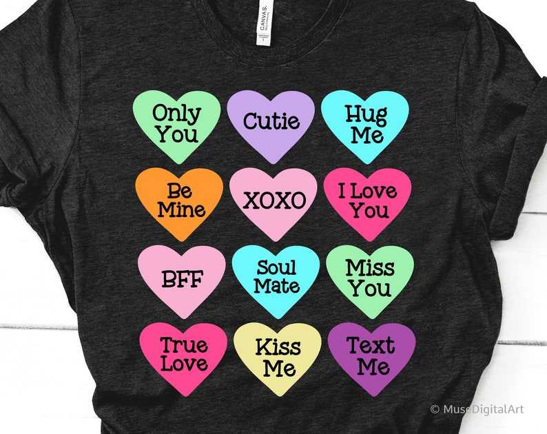 Funny Valentine Love Kids Candy Svg, Candy Heart Svg#1