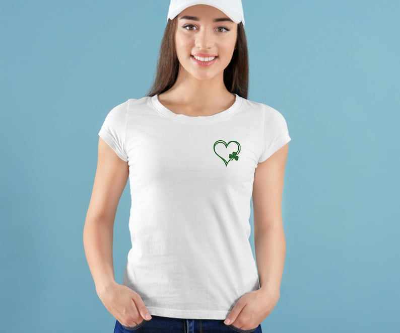 St Patricks Day Heart SVG, Hearts SVG, Clover Heart SVG Bundle#4