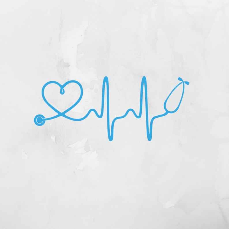 Download Heartbeat Stethoscope SVG Designs For Your Craft Projects 