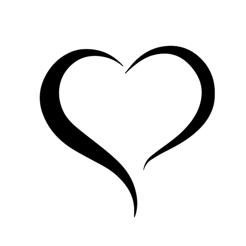 3 Doodle Heart SVG Bundle, Heart SVG Bundle, Hand-drawn Heart Svg, Valentine Heart Svg#1