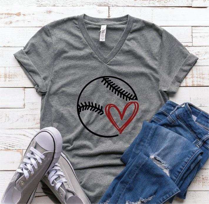 Baseball SVG Fastpitch Heart Digital File, Baseball Heart Svg#3