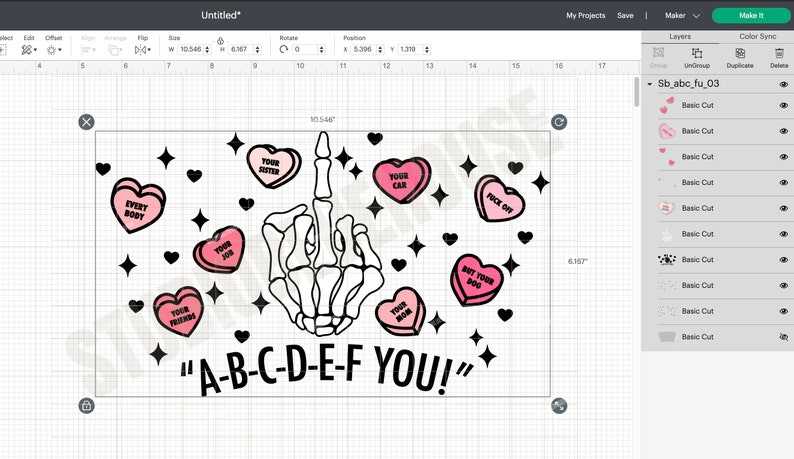 Abcdefu Starbucks Cup Svg, Conversation Hearts Svg,  No Hole,  Abcdefyou Svg, Conversation Heart Svgs, Full Wrap For Starbucks Venti Cold Cup 24oz#2