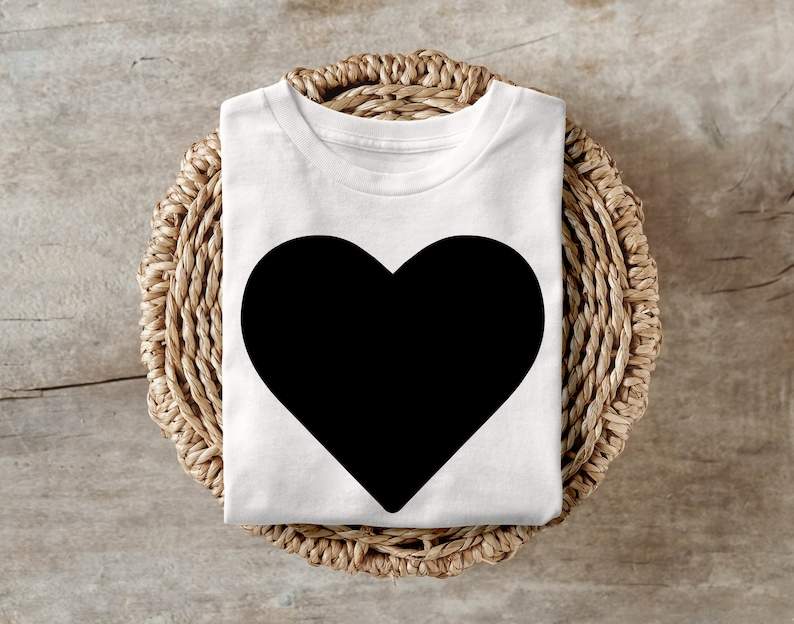 Valentine's Day Heart Outline Love Svg, Heart Outline Svg, Heart Outline Clipart, Valentine's Day Heart Svg, Cricut, Silhouette Cut Files#5