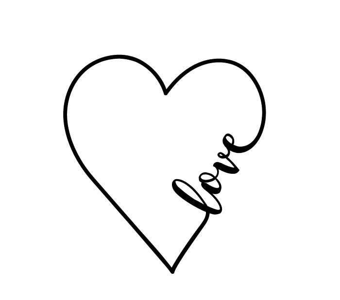 Heart Love SVG & PNG Free Valentine Cut Files, Hand Drawn Heart Svg Free 