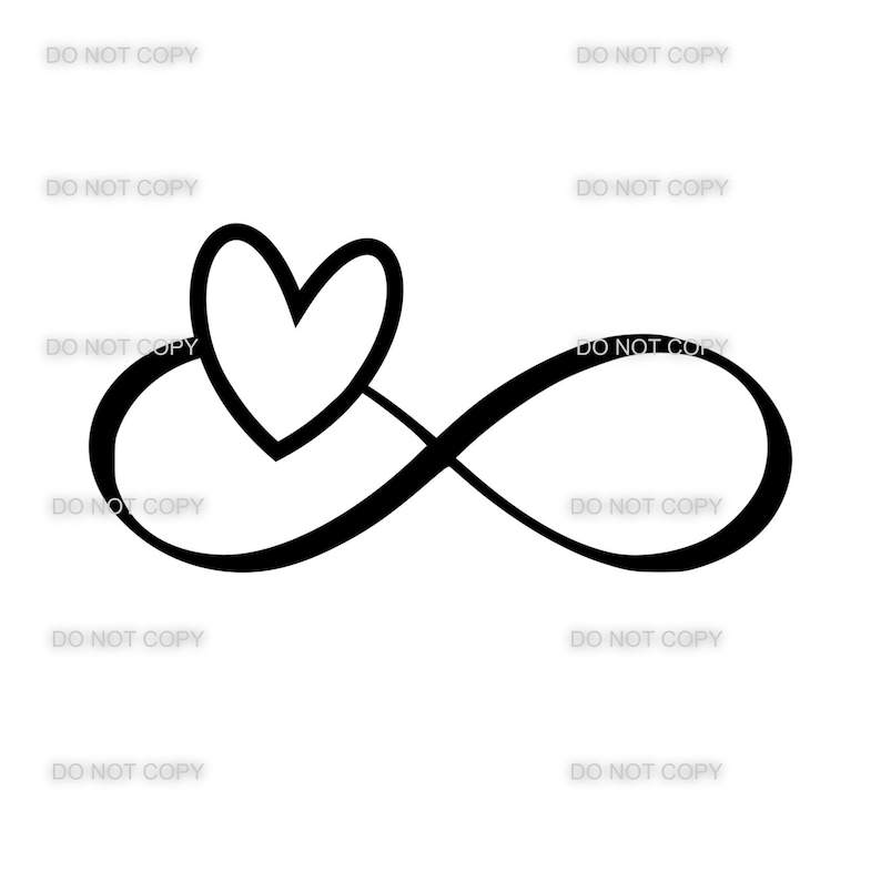 Infinity Heart Symbol SVG, Heart SVG#1