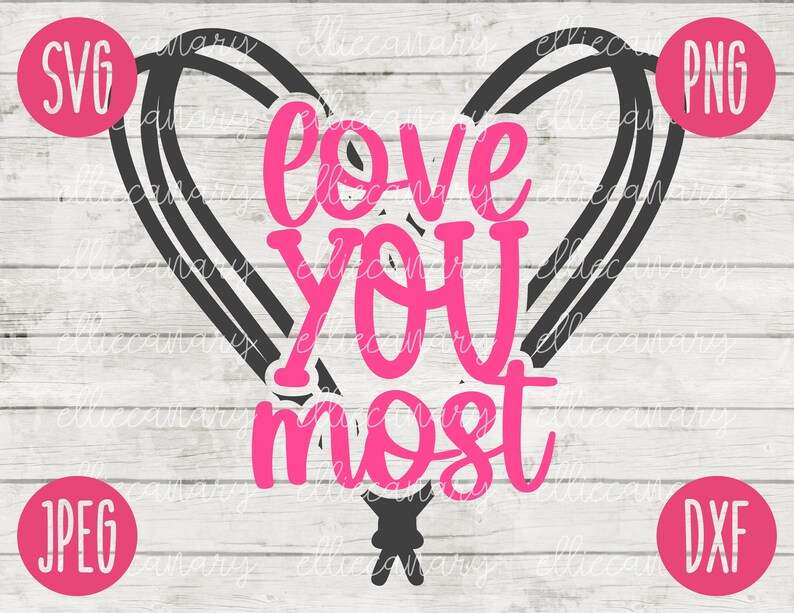 Download Valentine Love You Most Scribble Heart SVG Designs For Your Craft Projects 
