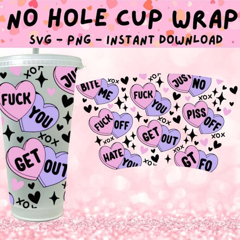 Anti-Valentines Conversation Heart SVG, Conversation Hearts Svg#1