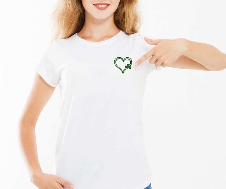 St Patricks Day Heart SVG, Hearts SVG, Clover Heart SVG Bundle#6