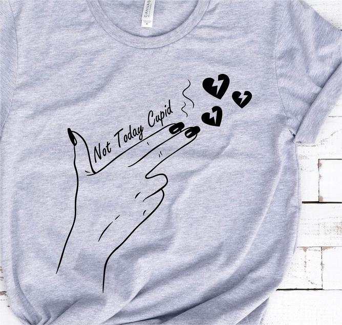 Not Today Cupid Funny Valentine Day Svg Creativity and Fun Digital Download 