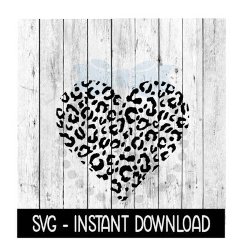 Leopard Heart SVG Creativity and Fun Digital Download 