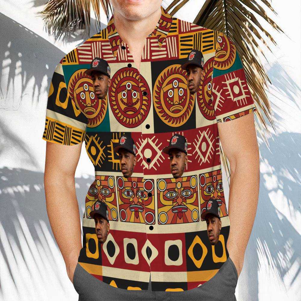 Benny The Butcher Hawaiian Shirt Custom Photo Hawaiian Shirt Retro