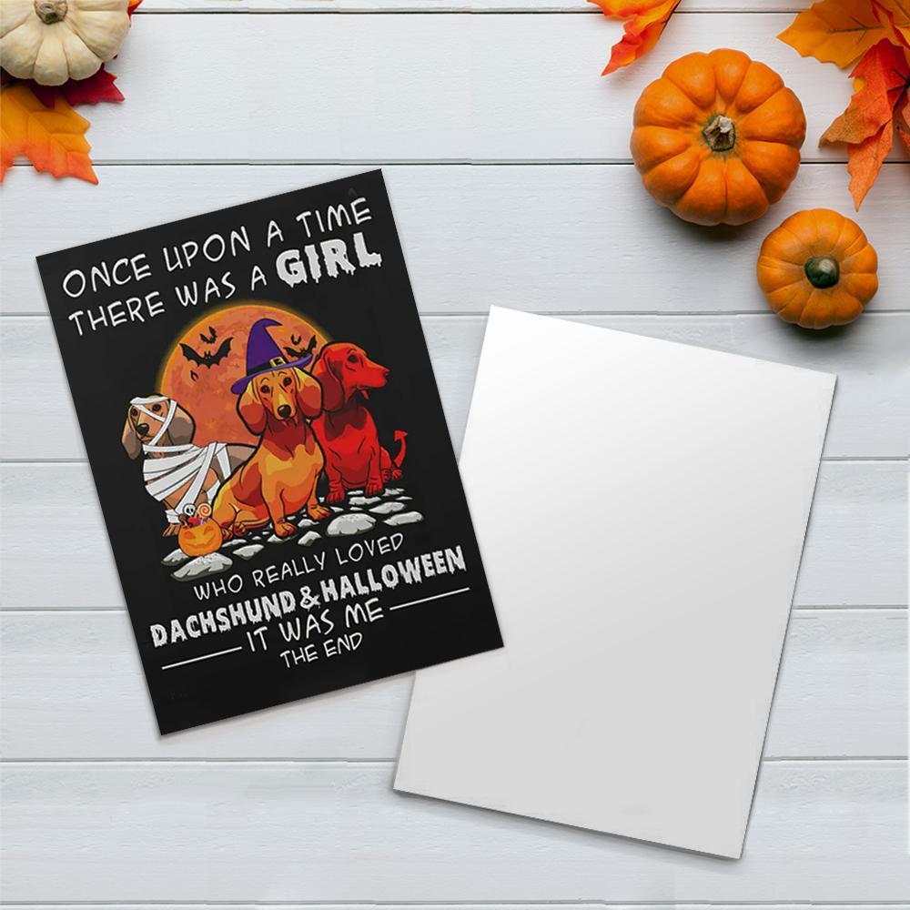 Halloween dog Halloween card for celebrate Halloween with your friends and family