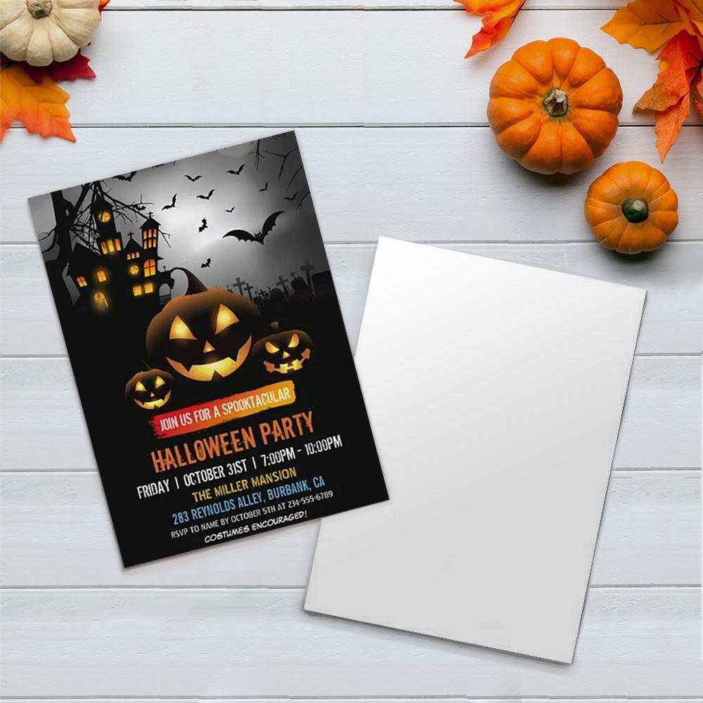 Halloween party Halloween card for celebrate Halloween with your friends and family