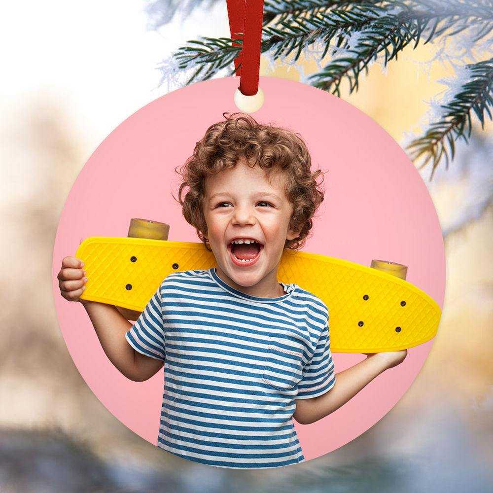 Custom Ornaments Photo Ornament Gift for Boy