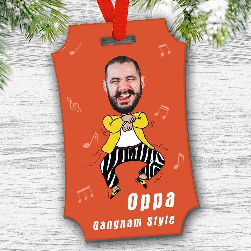 Custom Photo Ornament, Christmas Gift Rectangle-shaped - Avatar