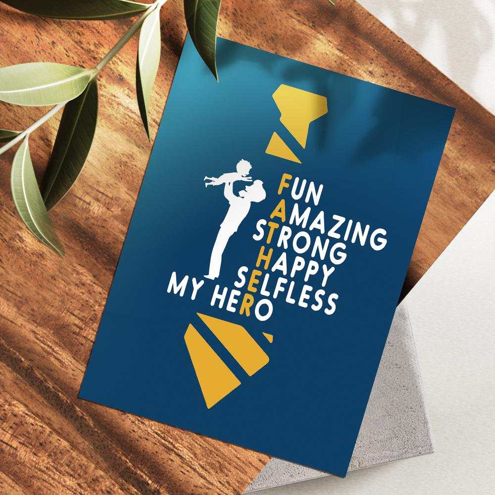Father's Day Gift Card-Greting Card