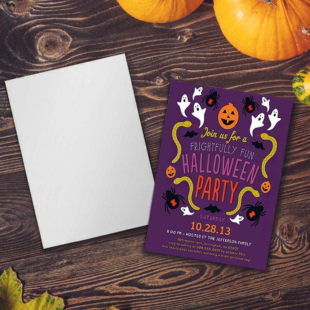 Join Ue For A Party Halloween Card For Celebrate Halloween With Your Friends And Family