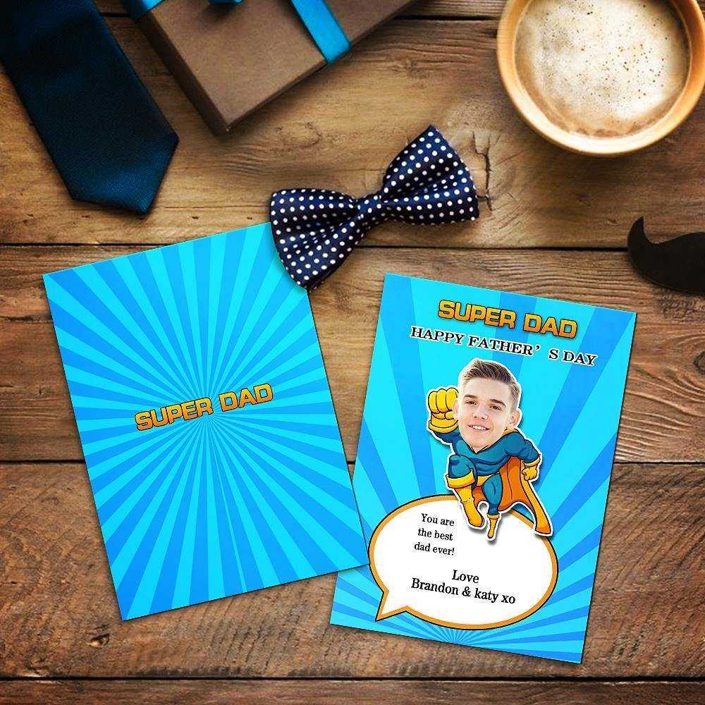 Custom greeting card  Father's day greeting cards for father