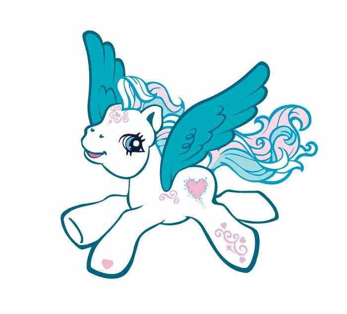 Little Pony Svg Cute My Little Pony Png Colored (Instant Download