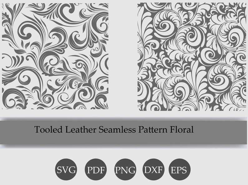 TOOLED LEATHER SVG **Digital Download Only**