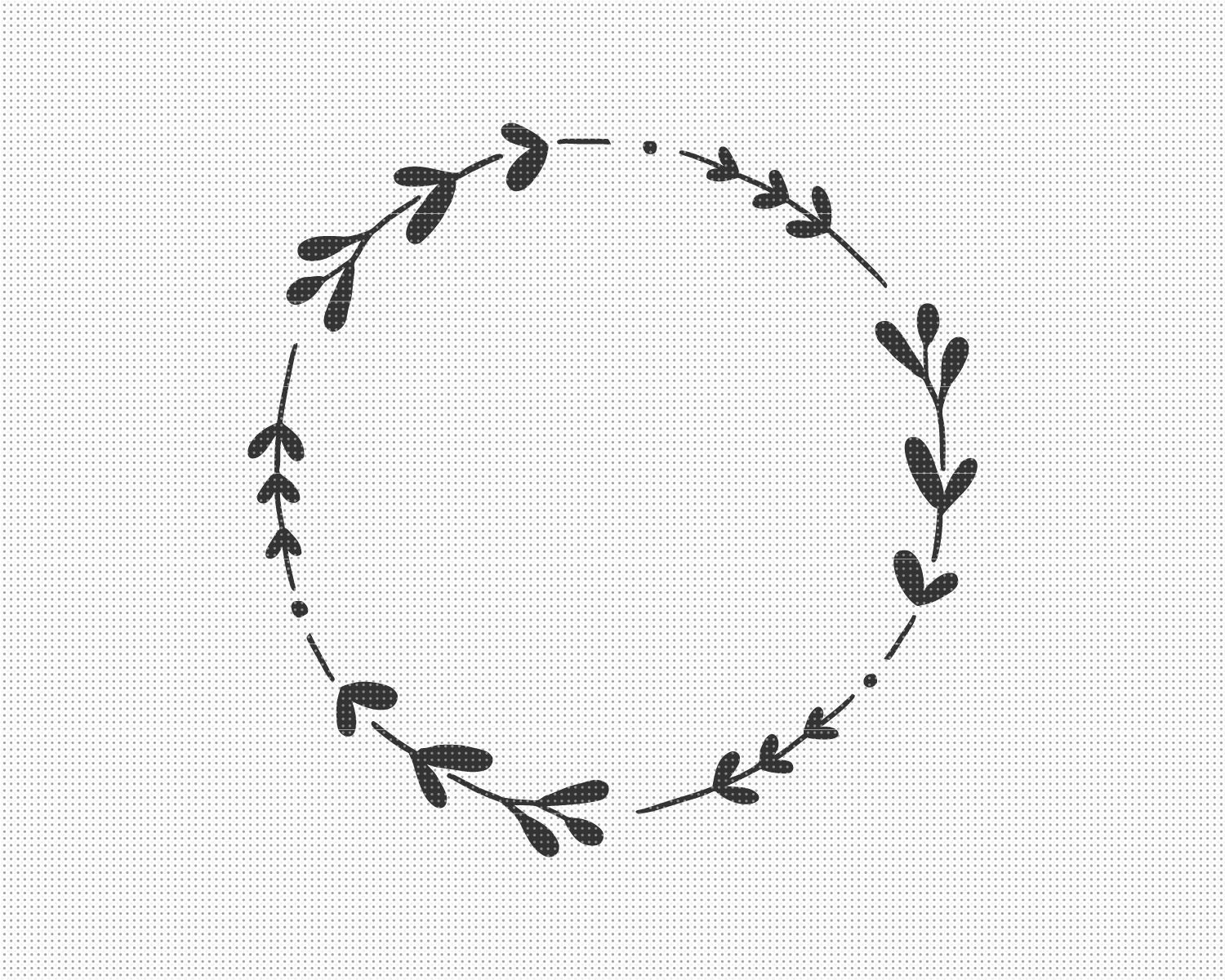 Free Floral Wreath Svg Hand Drawn Floral Wreath Vector Art Floralsvg Com