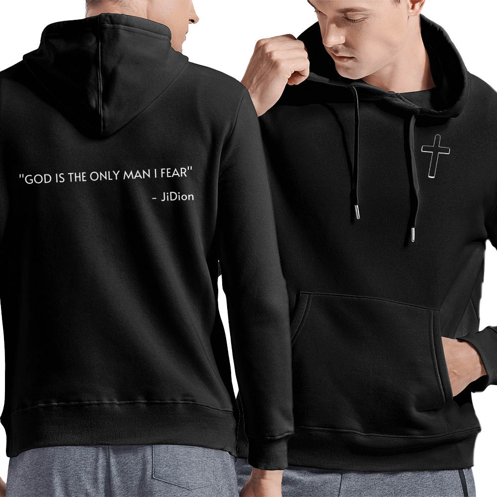 Jidion Merch, JiDion's GOD IS THE ONLY MAN I FEAR Hoodie