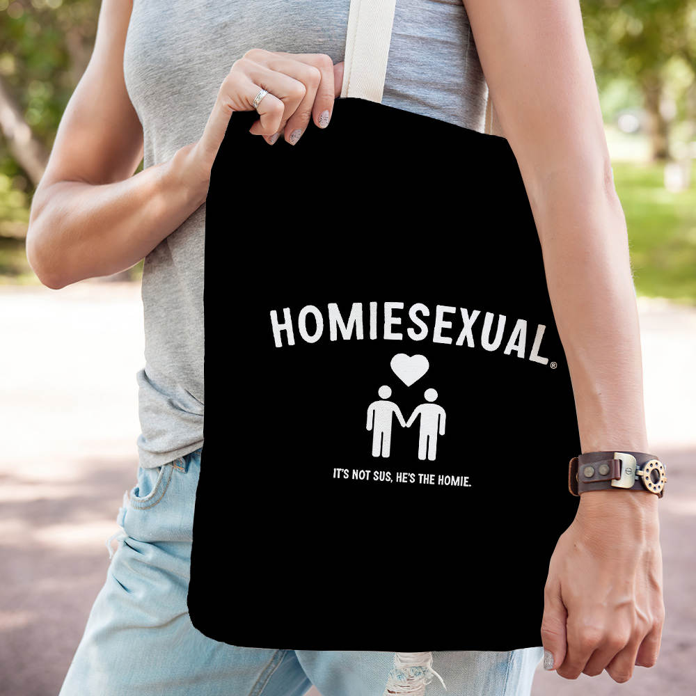 Jidion Totebag Classic Celebrity Totebag Homiesexual He Is The Homie Totebag