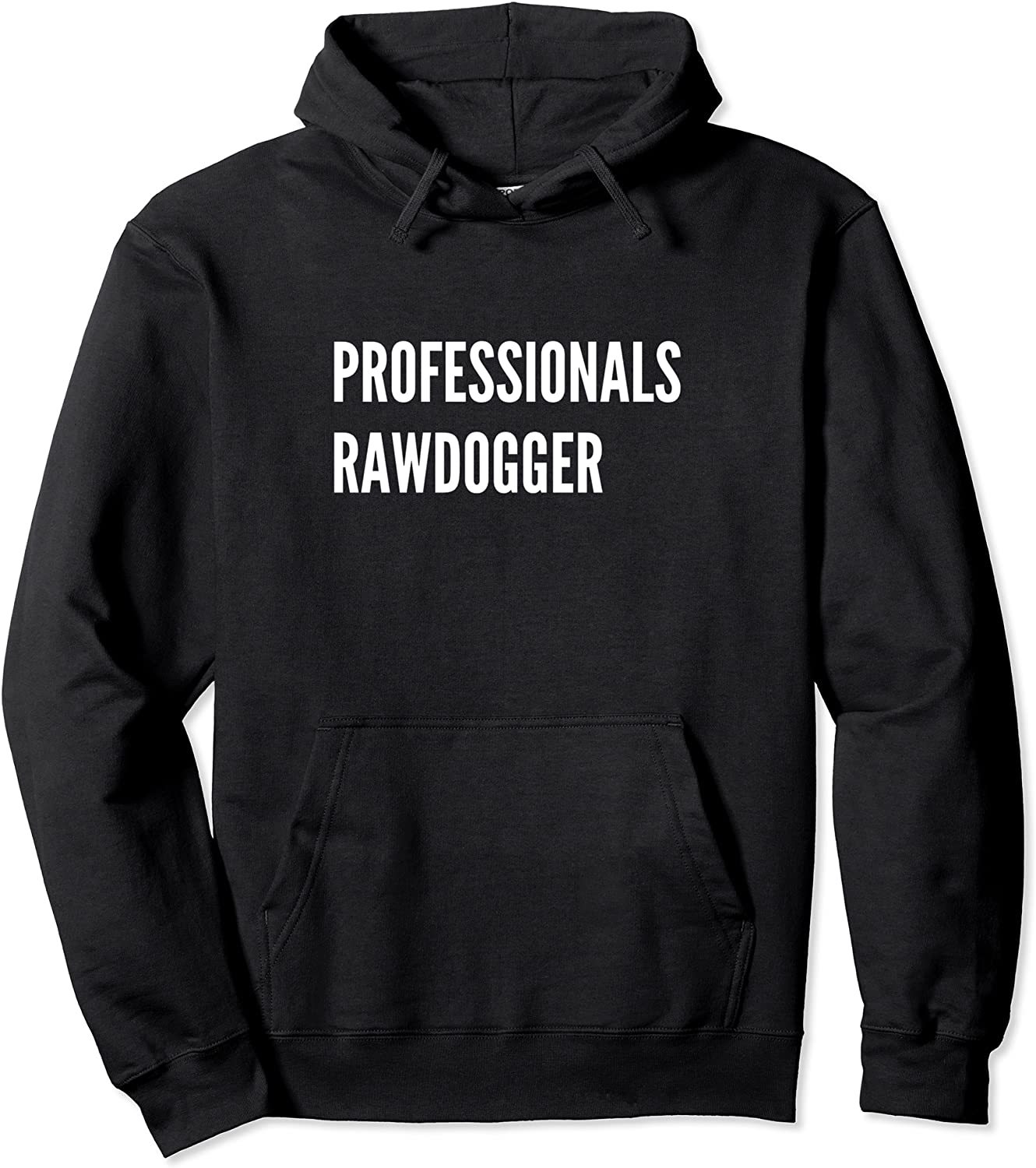 Classic Black With White Letter Jidion Hoodie, PROFESSIONALS RAWDOGGER CLASSIC Pullover Hoodie#1