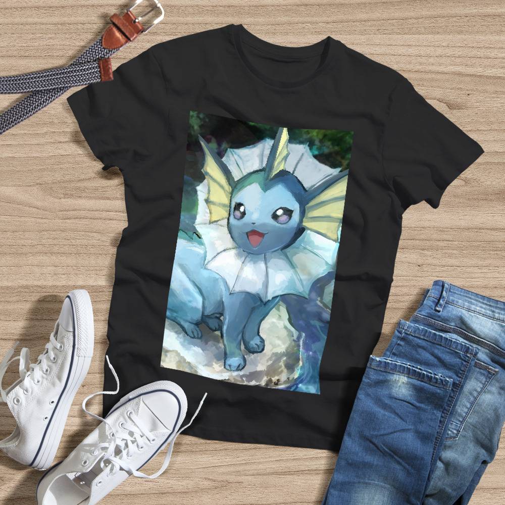 Short-sleeve Unisex T-shirt Glaceon Pokemon Eevee -  Norway