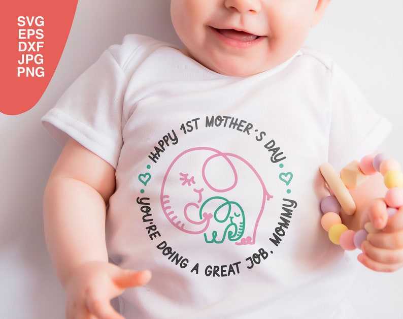 Mothers Day Svg, Happy 1st Mother's Day Svg#1