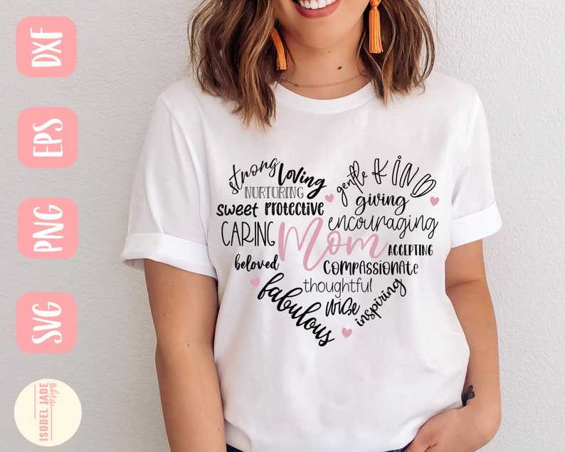 Mothers Day Svg, Mom Heart Svg#2