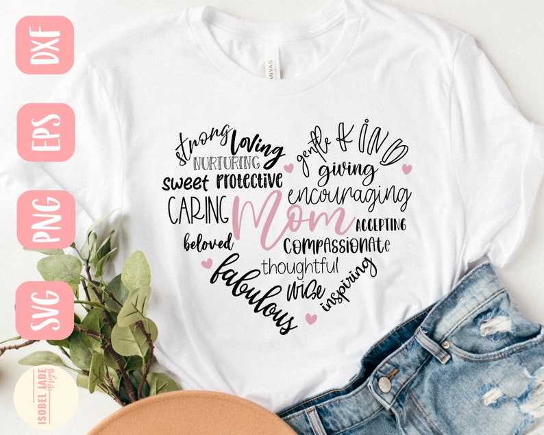 Mothers Day Svg, Mom Heart Svg#1