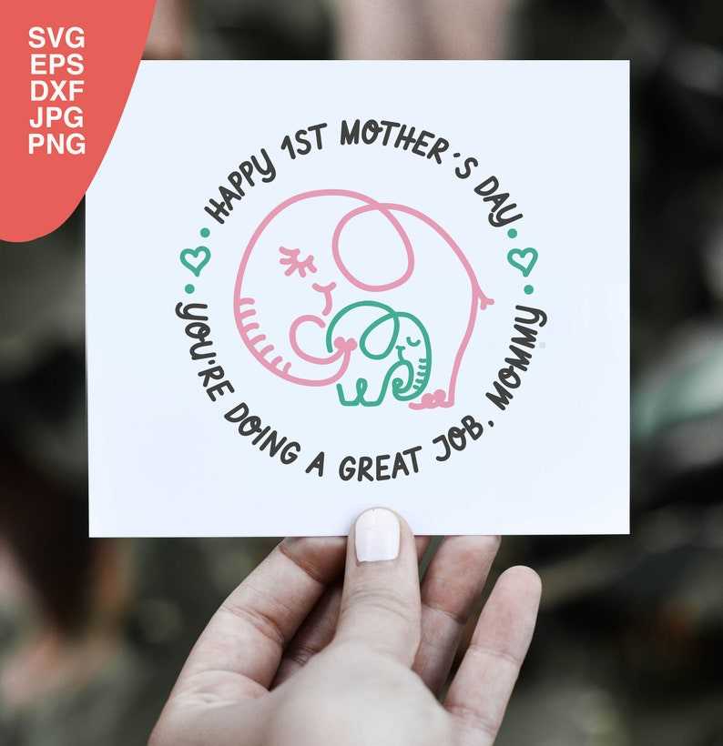 Mothers Day Svg, Happy 1st Mother's Day Svg#3