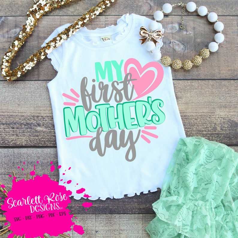 First Mothers Day Svg, Mothers Day SVG#1