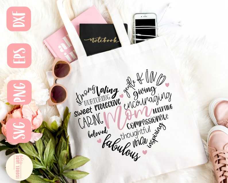 Mothers Day Svg, Mom Heart Svg#3