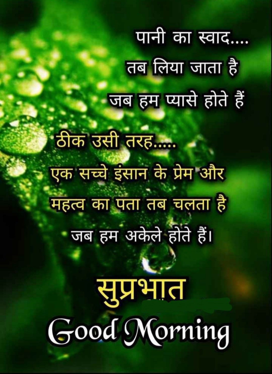 Good Morning Images with Quotes for Whatsapp in Hindi 2