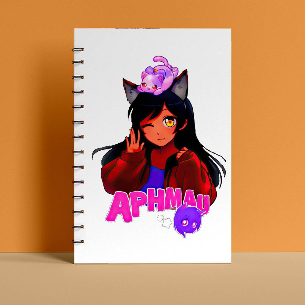 Aphmau Spiral Bound Notebook Journal Diary Anime Notebook