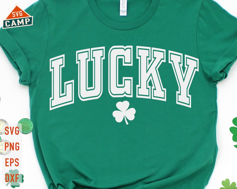 St Patricks Day Svg, Lucky Svg - Happy Go Lucky Svg - Lucky Png ...