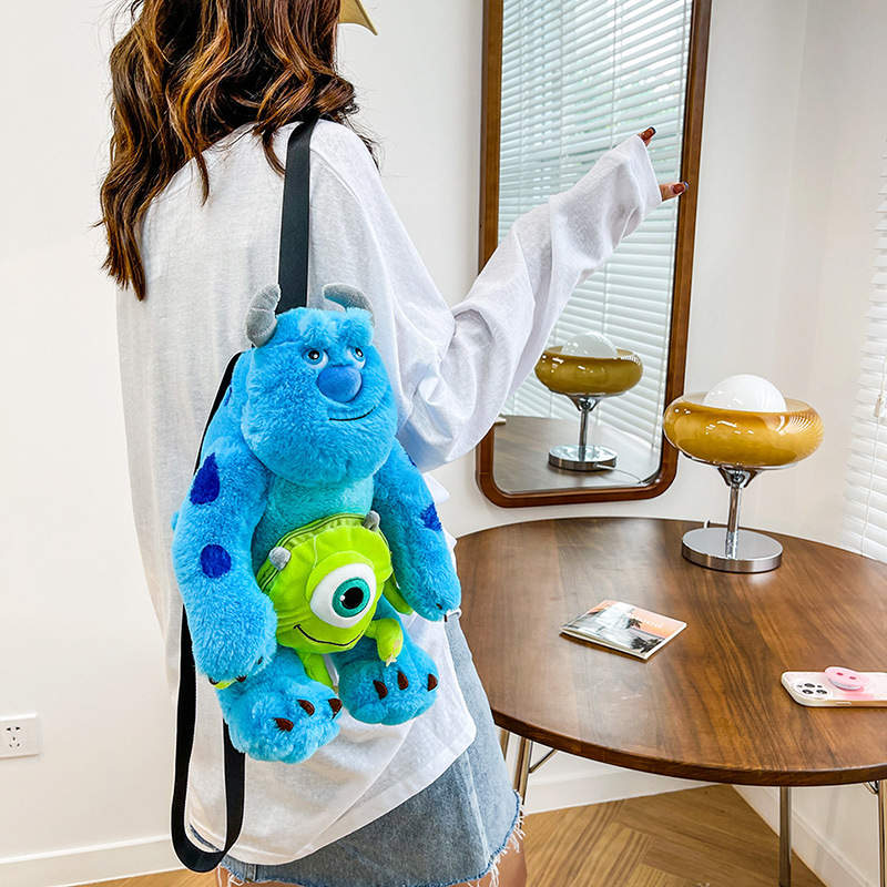 New DISNEY STORE Monsters INC Sulley Mike Backpack