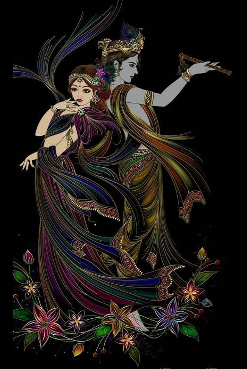 High Quality Radha Krishna Wallpapers For Iphone X 3